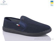 Слипоны 3100 синій Acorus / p. 41-45 / 10пар