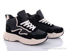 Ботинки 150-45 black-beige Violeta / p. 36-41 / 8пар