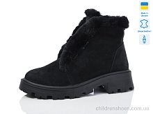 Ботинки 333 чорний з чор-п.зима Sali / p. 37-41 / 6пар