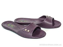 Шлепки 107 фиолетовый Slippers / p. 36-41 / 10пар