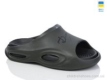 Шлепки N135 хакі-чорний Lot Shoes / p. 41-45 / 6пар