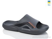 Шлепки N131 графіт Lot Shoes / p. 41-45 / 8пар