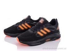 Кроссовки MB01(H240) black-orange Violeta / p. 40-44 / 8пар