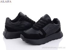 Кроссовки 2399 all black Ailaifa / p. 36-41 / 6пар