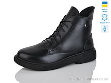 Ботинки 25 чорний к. хутро Sali / p. 37-41 / 6пар