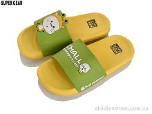Шлепки 0831-01 yellow Super Gear / p. 30-35 / 8пар