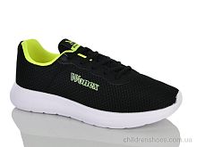 Кроссовки 2028-25 black-green Violeta / p. 41-45 / 8пар