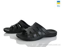 Шлепки Краб новий чорний Rai shoes / p. 41-46 / 8пар