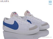 Кроссовки K011 white-blue Ailaifa / p. 36-41 / 8пар