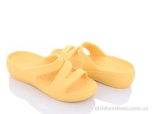 Шлепки W407-8 l.yellow Violeta / p. 36-41 / 8пар