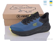 Кроссовки EML24028 navy-yellow Restime / p. 41-46 / 8пар