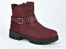Ботинки W137-3 bordo Violeta / p. 33-38 / 8пар