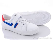 Кроссовки Q60-M150 white-blue Violeta / p. 31-37 / 8пар