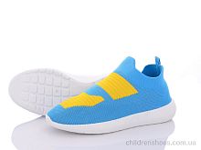 Кроссовки 4-480 blue-yellow Violeta / p. 36-41 / 8пар