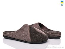 Тапки 581-13 коричневий Inblue / p. 41-45 / 6пар