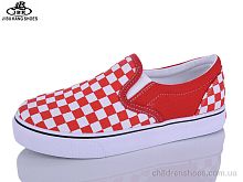 Слипоны 002F red Jibukang / p. 35-40 / 12пар