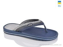 Вьетнамки 221-2 синій-сірий Lot Shoes / p. 41-46 / 8пар