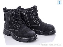 Ботинки Y161(2118B) black Violeta / p. 32-37 / 6пар