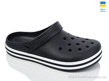 Кроксы N520 чорний Lot Shoes / p. 41-46 / 6пар
