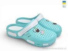 Кроксы СД48 бірюза Rai shoes / p. 36-41 / 6пар