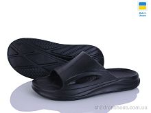 Шлепки С118 чорний Vladimir / p. 41-45 / 6пар