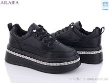 Кроссовки 8310 black Ailaifa / p. 36-41 / 6пар
