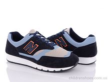 Кроссовки 20-977 blue-orange Violeta / p. 40-45 / 8пар