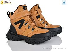 Ботинки HC357 camel-black Clibee / p. 32-37 / 6пар