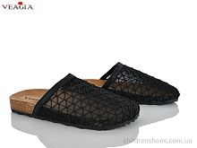 Шлепки N12 black Veagia-ADA / p. 36-40 / 8пар