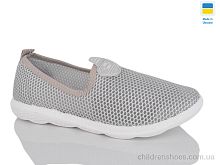 Кроссовки S18 сітка сірий Inblue / p. 36-41 / 6пар