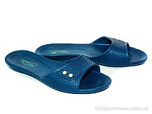 Шлепки 107 синий Slippers / p. 36-41 / 10пар