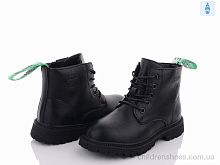 Ботинки Y90-0279B black-green Violeta / p. 32-37 / 6пар