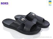 Шлепки 137 чорний Roks / p. 40-45 / 8пар