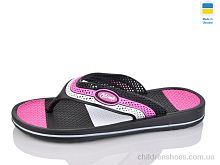Вьетнамки 121-1 чорний Lot Shoes / p. 36-41 / 8пар