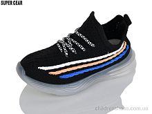 Кроссовки 0081B-1 black Super Gear / p. 26-31 / 12пар