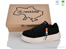 Кроссовки AW026809 black Restime / p. 36-40 / 8пар