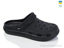 Кроксы С98 чорний Крок / p. 36-41 / 6пар