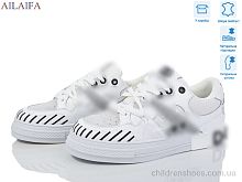 Кроссовки 7025 white Ailaifa / p. 36-41 / 8пар