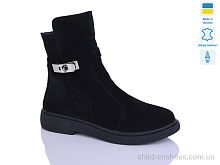 Ботинки 281H чорний з. зима Sali / p. 37-41 / 6пар