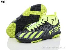 Футбольная обувь Soccers 002 black-yellow (36-39) VS / p. 36-39 / 8пар