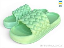 Шлепки 2001 лайм Rai shoes / p. 36-41 / 6пар