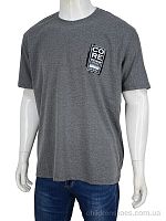 Футболка 3188-60 grey Мир / p. 3XL-6XL / 4пар