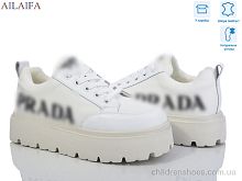 Кроссовки 6018 white Ailaifa / p. 36-41 / 8пар