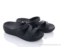 Шлепки W407-1 black Violeta / p. 36-41 / 8пар