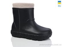 Сапоги из пены 661 чорний Inblue / p. 36-41 / 6пар