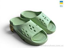 Шлепки DS72 зелений Rai shoes / p. 36-41 / 8пар