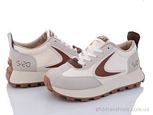 Кроссовки 170-20 beige-brown Violeta / p. 36-41 / 8пар