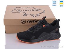 Кроссовки EWL24099 black-orange Restime / p. 36-41 / 8пар