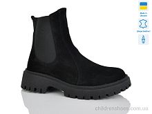 Ботинки 187 чорний з. зима Sali / p. 37-41 / 6пар