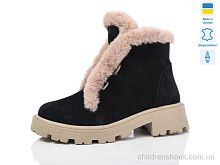 Ботинки 333 чорний з кап-п.зима Sali / p. 37-41 / 6пар